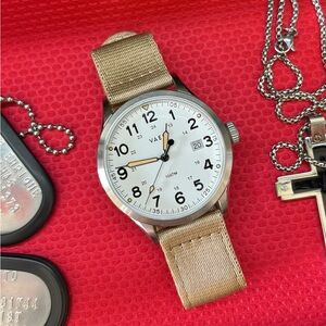 VAER S5 Calendar Field White/ 40 mm White Military